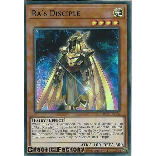 DLCS-EN026 Ra's Disciple BLUE Ultra Rare 1st Edition NM