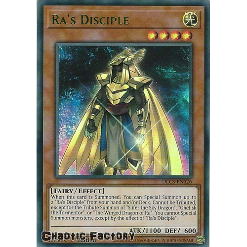 DLCS-EN026 Ra's Disciple GREEN Ultra Rare 1st Edition NM