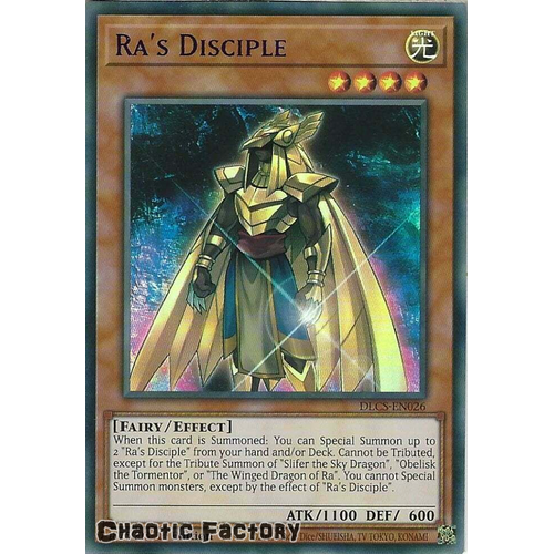 DLCS-EN026 Ra's Disciple PURPLE Ultra Rare 1st Edition NM