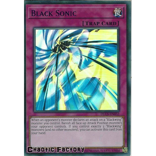 DLCS-EN032 Black Sonic BLUE Ultra Rare 1st Edition NM