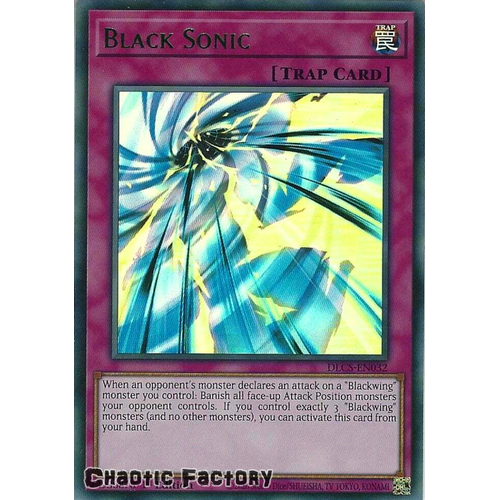 DLCS-EN032 Black Sonic GREEN Ultra Rare 1st Edition NM