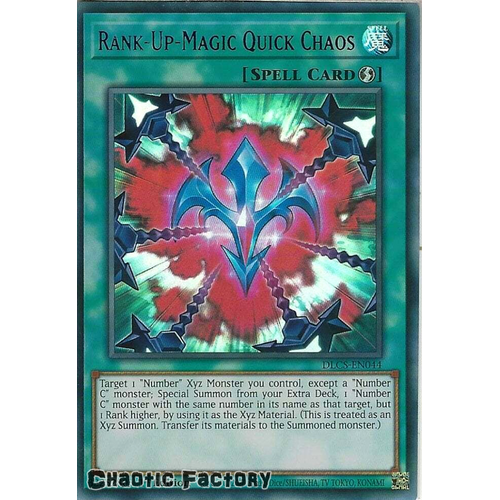 DLCS-EN044 Rank-Up-Magic Quick Chaos PURPLE Ultra Rare 1st Edition NM