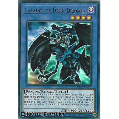 DLCS-EN069 Paladin of Dark Dragon Ultra Rare 1st Edition NM