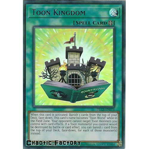 DLCS-EN074 Toon Kingdom BLUE Ultra Rare 1st Edition NM