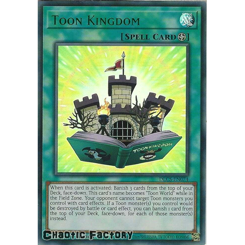 DLCS-EN074 Toon Kingdom GREEN Ultra Rare 1st Edition NM
