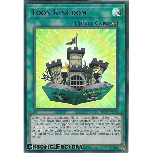 DLCS-EN074 Toon Kingdom PURPLE Ultra Rare 1st Edition NM