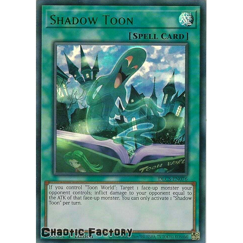 DLCS-EN076 Shadow Toon GREEN Ultra Rare 1st Edition NM