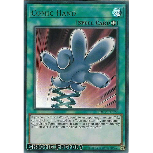 DLCS-EN077 Comic Hand GREEN Ultra Rare 1st Edition NM