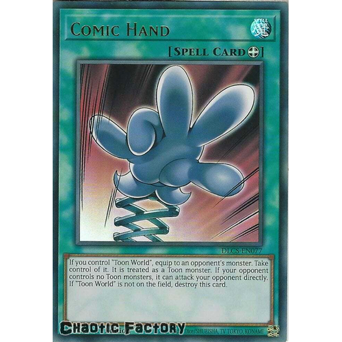 DLCS-EN077 Comic Hand Ultra Rare 1st Edition NM
