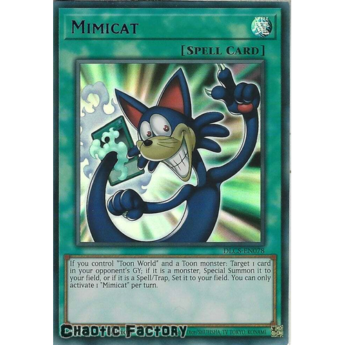 DLCS-EN078 Mimicat PURPLE Ultra Rare 1st Edition NM