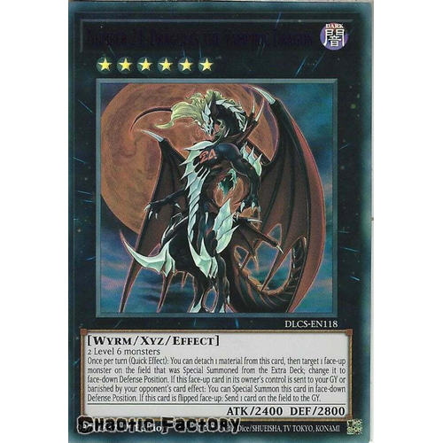 DLCS-EN118 Number 24: Dragulas the Vampiric Dragon PURPLE Ultra Rare 1st Edition NM