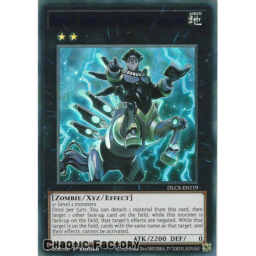 DLCS-EN119 Number 45: Crumble Logos the Prophet of Demolition BLUE Ultra Rare 1st Edition NM
