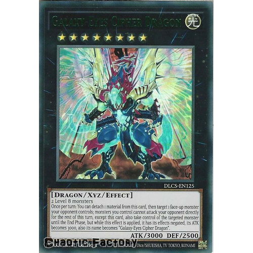 DLCS-EN125 Galaxy-Eyes Cipher Dragon GREEN Ultra Rare 1st Edition NM