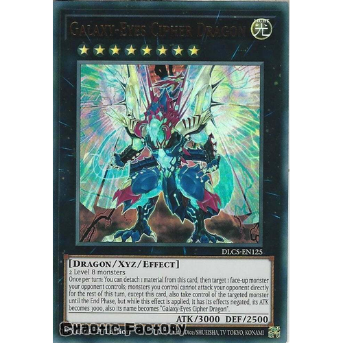 DLCS-EN125 Galaxy-Eyes Cipher Dragon Ultra Rare 1st Edition NM