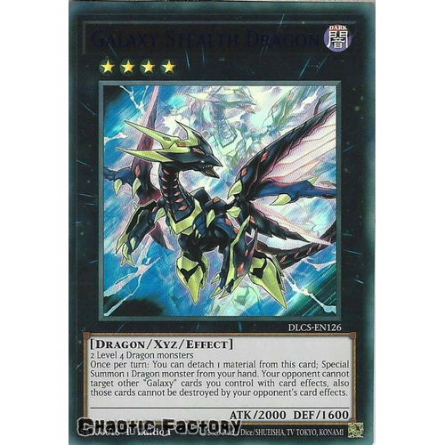 DLCS-EN126 Galaxy Stealth Dragon BLUE Ultra Rare 1st Edition NM