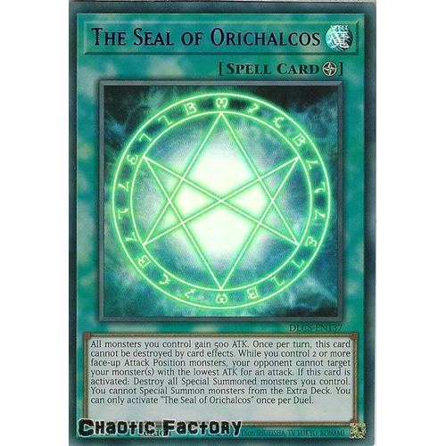 DLCS-EN137 The Seal of Orichalcos PURPLE Ultra Rare 1st Edition NM
