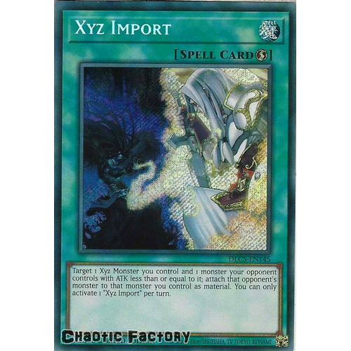 DLCS-EN145 Xyz Import Secret Rare 1st Edition NM