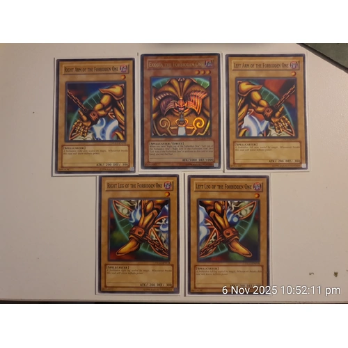 DLG1-EN022 Exodia The Forbidden One Ultra Rare FULL SET