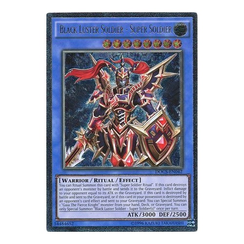 YU-GI-OH! Black Luster Soldier - Super Soldier ULTIMATE RARE DOCS-EN042 UNL Edition