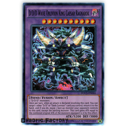 D/D/D Wave Oblivion King Caesar Ragnarok - DOCS-EN044 - Super Rare 1st Edition NM