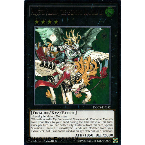 Majester Paladin, the Ascending Dracoslayer - DOCS-EN052 - Ultimate Rare - UNL Edition