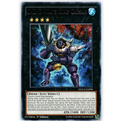 D/D/D Wave King Caesar - DOCS-EN090 - Rare 1st Edition NM