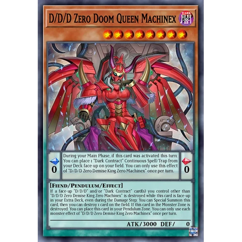 DOOD-EN003 D/D/D Zero Doom Queen Machinex Ultra Rare 1st Edition NM
