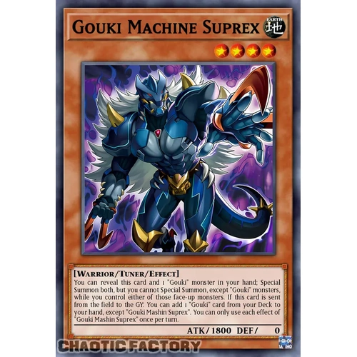 DOOD-EN006 Gouki Machine Suprex Super Rare 1st Edition NM