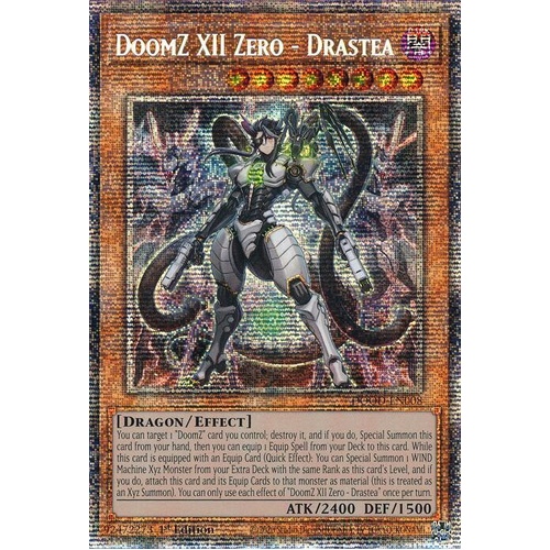 DOOD-EN008 DoomZ XII Zero - Drastea Starlight Rare 1st Edition NM