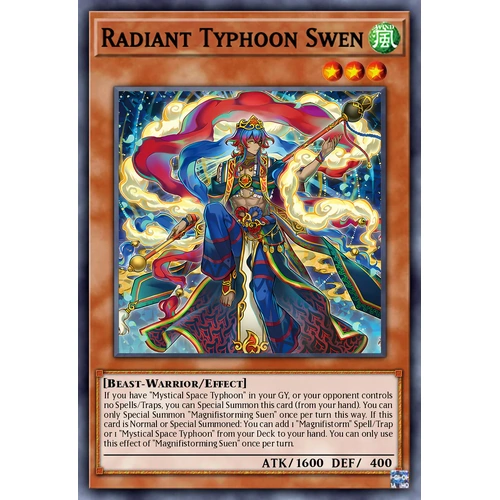 DOOD-EN014 Radiant Typhoon Swen Ultra Rare 1st Edition NM