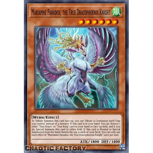 DOOD-EN019 Mariamne Paradox, the True Dracophoenix Knight Common 1st Edition NM