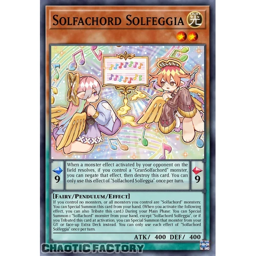 DOOD-EN020 Solfachord Solfegia Common 1st Edition NM