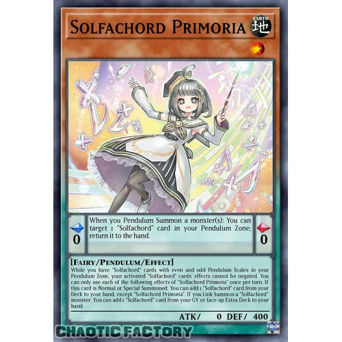 DOOD-EN021 Solfachord Primoa Common 1st Edition NM