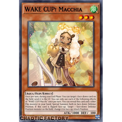 DOOD-EN032 WAKE CUP! Macchia Common 1st Edition NM