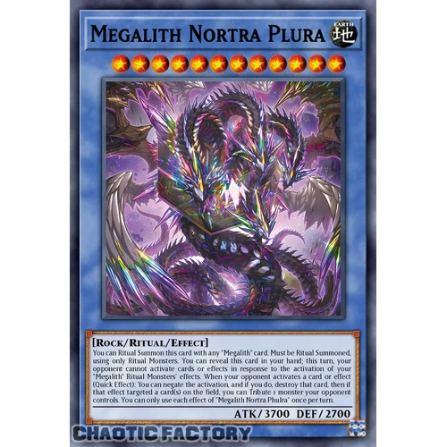 DOOD-EN034 Megalith Notrah Plura Super Rare 1st Edition NM