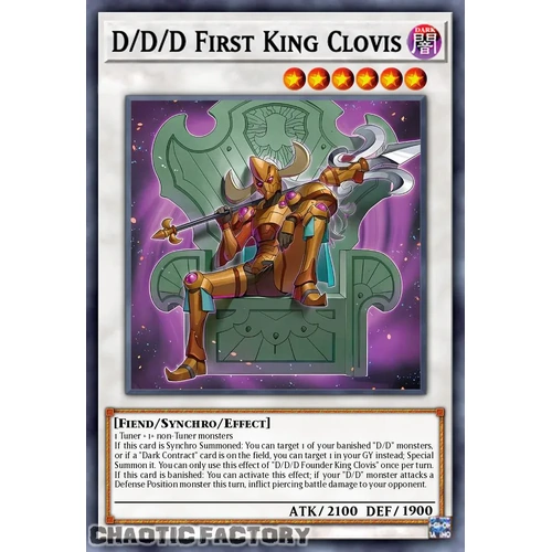 DOOD-EN038 D/D/D First King Clovis Common 1st Edition NM