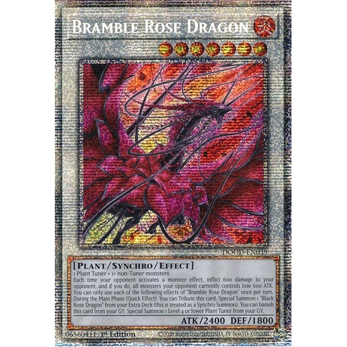 DOOD-EN039 Bramble Rose Dragon Starlight Rare 1st Edition NM