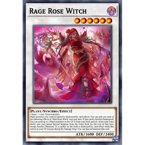 DOOD-EN040 Rage Rose Witch Ultra Rare 1st Edition NM