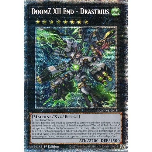 DOOD-EN045 DoomZ XII End - Drastrius Starlight Rare 1st Edition NM