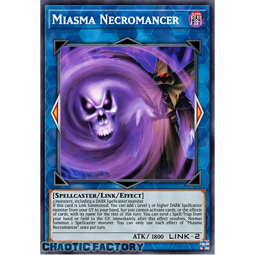 DOOD-EN052 Miasma Necromancer Common 1st Edition NM