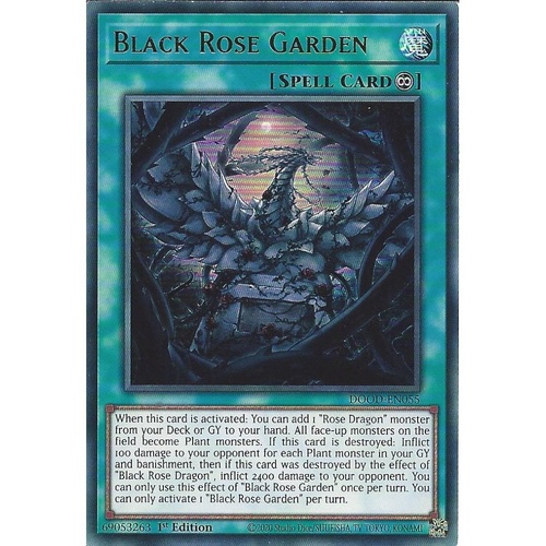DOOD-EN055 Black Rose Garden Ultra Rare 1st Edition NM