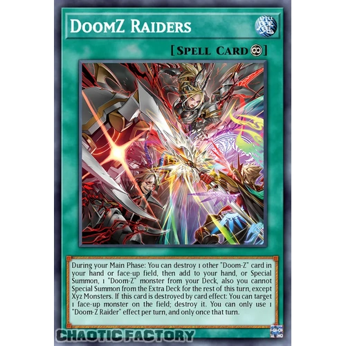 DOOD-EN057 DoomZ Raiders Super Rare 1st Edition NM