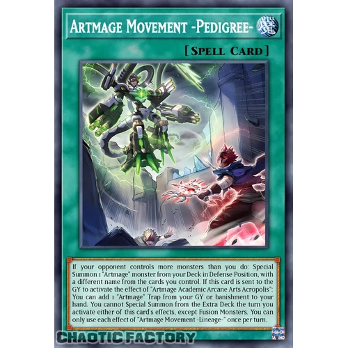 DOOD-EN060 Artmage Movement -Pedigree- Common 1st Edition NM