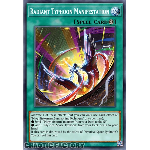 DOOD-EN062 Radiant Typhoon Manifestation Common 1st Edition NM