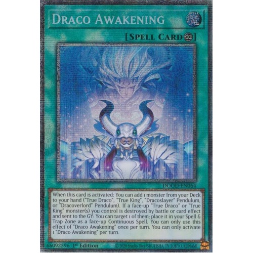 DOOD-EN064 Draco Awakening Starlight Rare 1st Edition NM