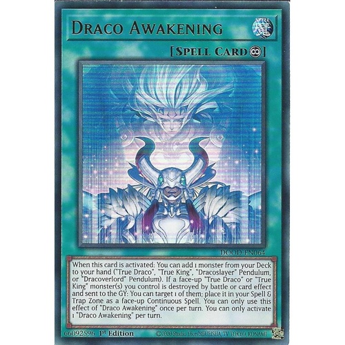 DOOD-EN064 Draco Awakening Ultra Rare 1st Edition NM