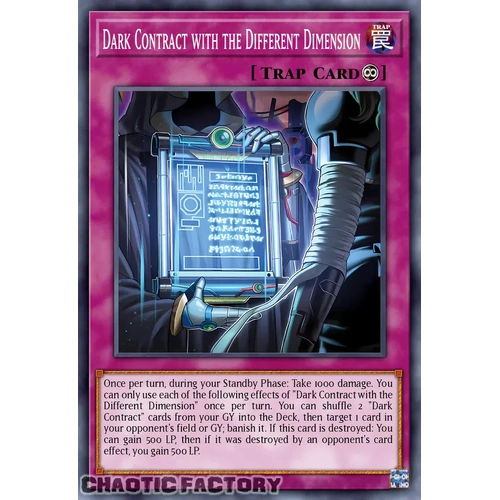 DOOD-EN073 Dark Contract with the Different Dimension Common 1st Edition NM