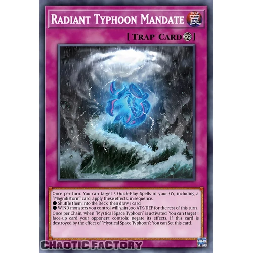DOOD-EN076 Radiant Typhoon Mandate Common 1st Edition NM
