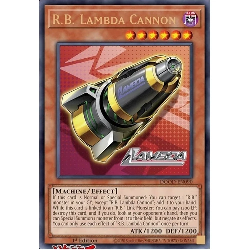 DOOD-EN090 R.B. Lambda Cannon Ultra Rare 1st Edition NM