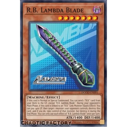 DOOD-EN091 R.B. Lambda Blade Common 1st Edition NM